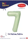 40 Su Yeşili Renk Folyo Balon ( 7 )