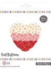 18 Güllü Kalp Folyo Balon