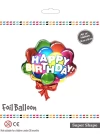 Balonlu Happy Birthday Folyo Balon