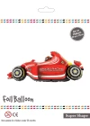 Kırmızı Formula 1 Araba Folyo Balon