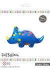 Mavi Gergedan Dinazor Folyo Balon