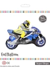 Mavi Motorsiklet Folyo Balon