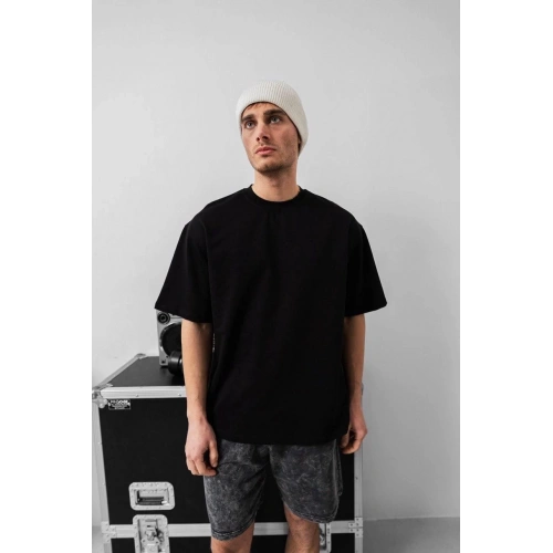 Basic Oversize Unisex Tshirt Siyah