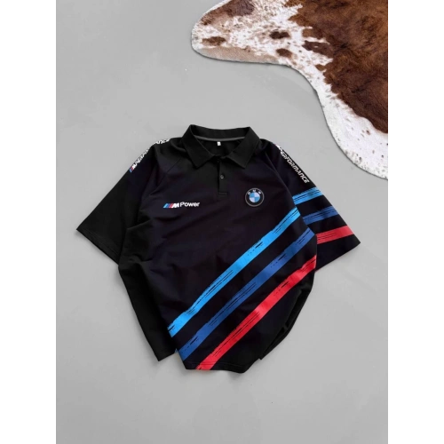 BMW Power Unisex Oversize Tshirt Siyah