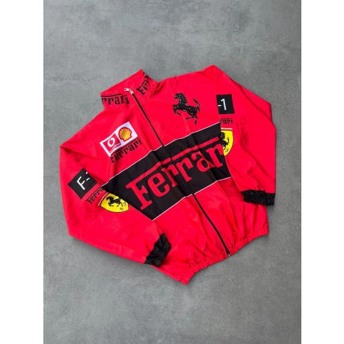 Ferrari Unisex Paraşüt Ceket Kırmızı