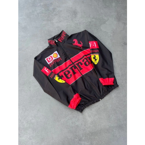 Ferrari Unisex Paraşüt Ceket Siyah