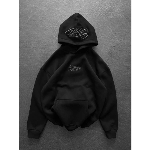 Kapüşon Detaylı SWD Sweatshirt Siyah