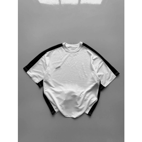 Logolu Basic Unisex Tshirt Beyaz