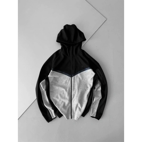 NK Tech Unisex Hırka Siyah/Gri