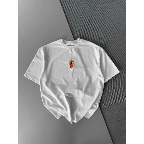 OSİ Oversize Unisex T-shirt Beyaz