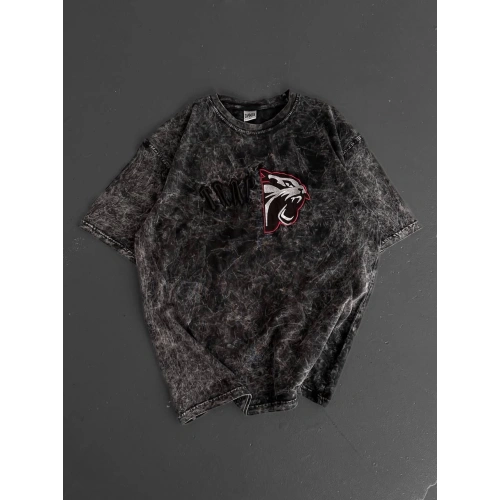 Trap Unisex Oversize Tshirt Siyah