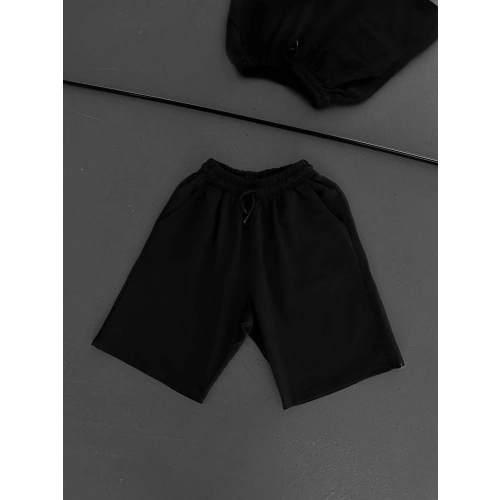 Unisex Basic Şort Siyah