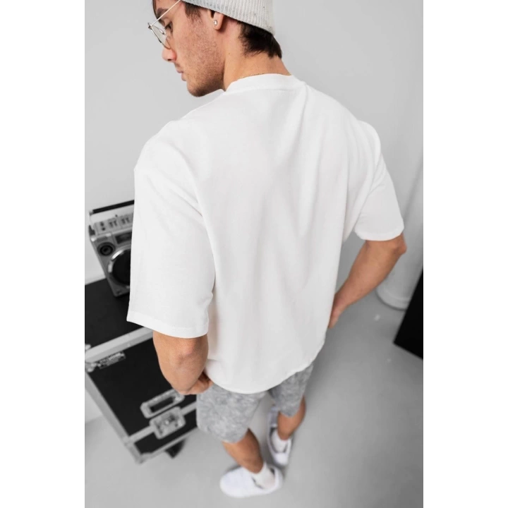 Basic Oversize Unisex Tshirt Beyaz