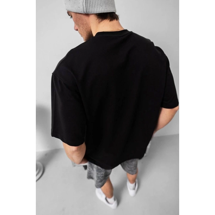 Basic Oversize Unisex Tshirt Siyah
