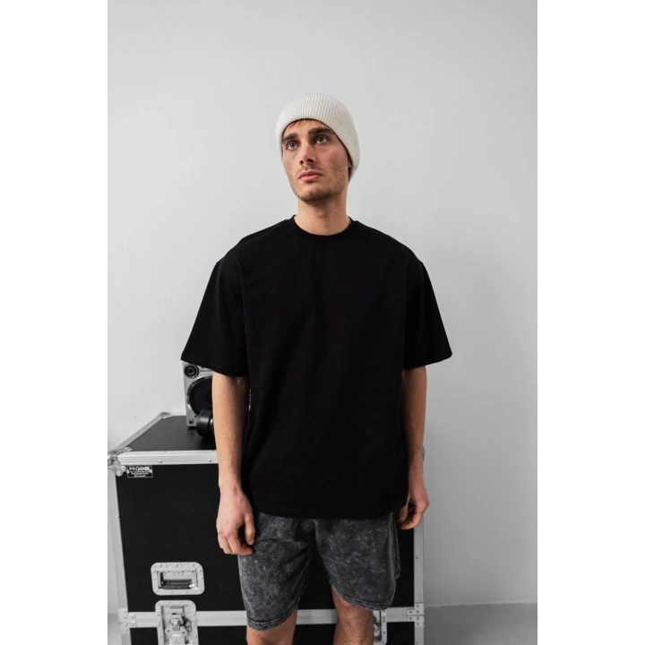 Basic Oversize Unisex Tshirt Siyah