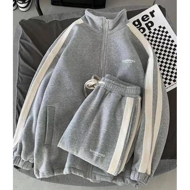 Blank Şardonlu Unisex Eşofman Takımı Gri
