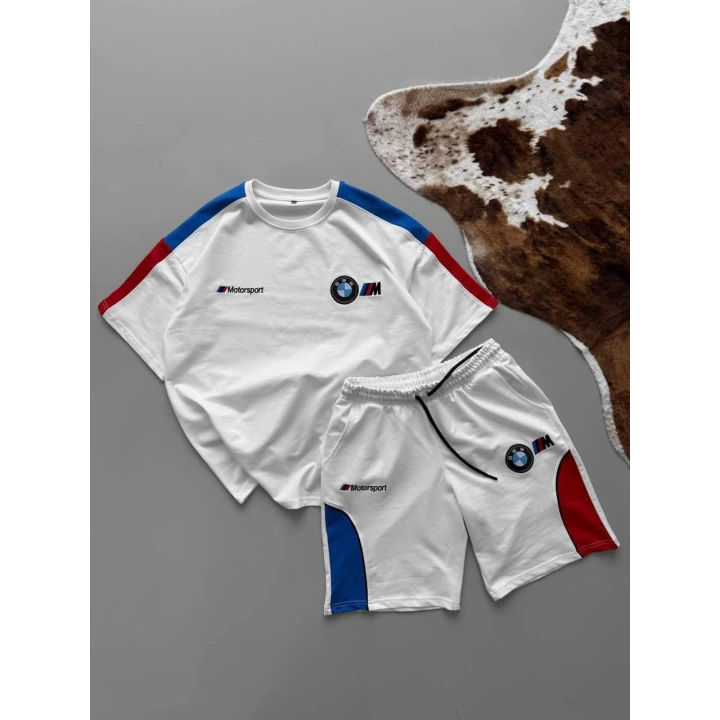 BMW Power Unisex Oversize Takım Beyaz