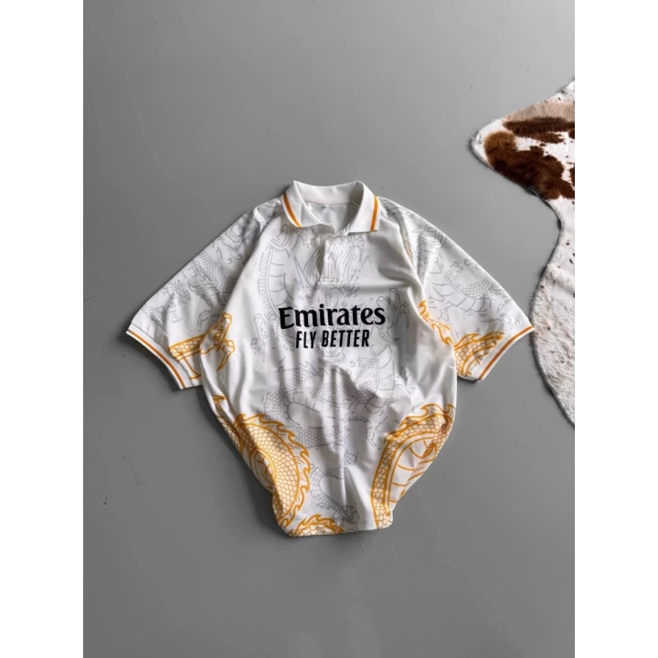 Emirates Unisex Oversize Tshirt Sarı