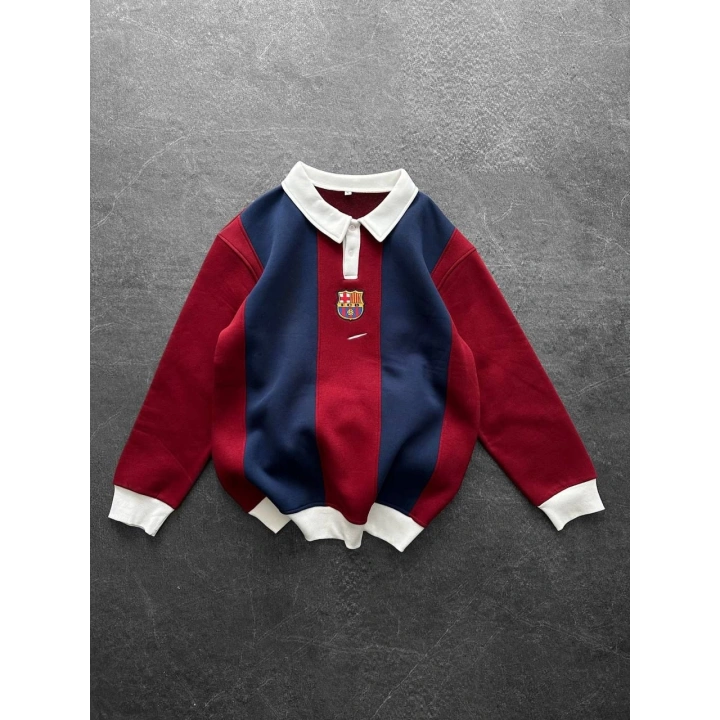 FCB Polo Yaka Unisex Sweatshirt