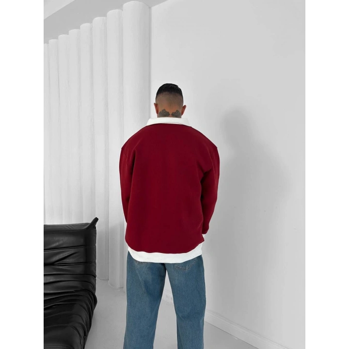 FCB Polo Yaka Unisex Sweatshirt