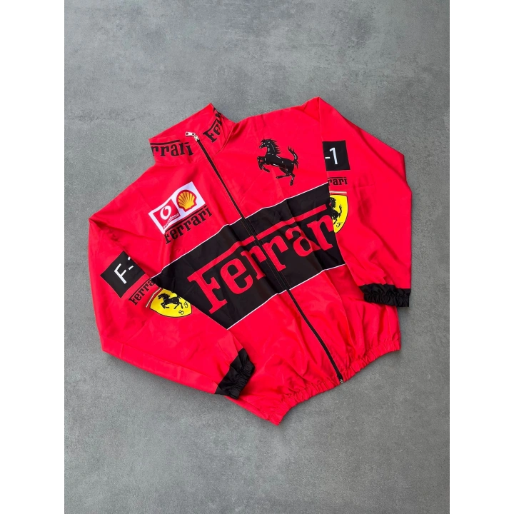 Ferrari Unisex Paraşüt Ceket Kırmızı