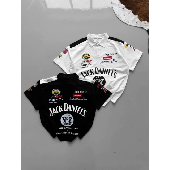 Jack Unisex Oversize Tshirt Beyaz