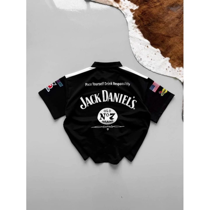 Jack Unisex Oversize Tshirt Siyah