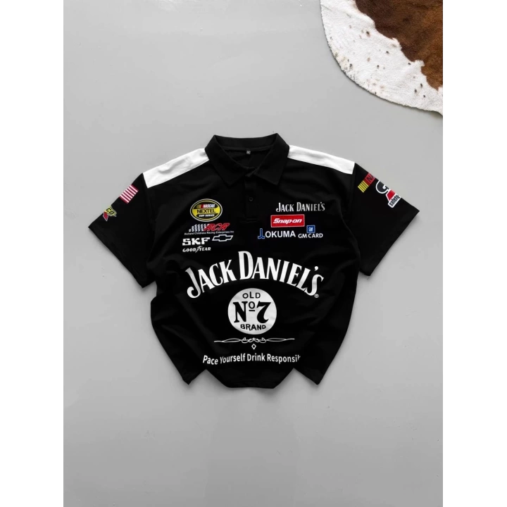 Jack Unisex Oversize Tshirt Siyah