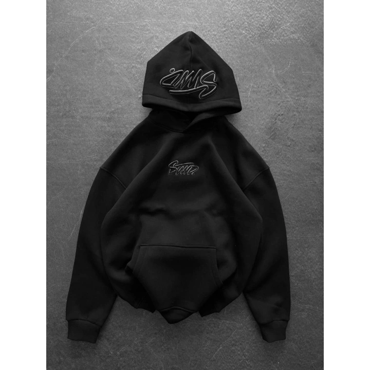 Kapüşon Detaylı SWD Sweatshirt Siyah