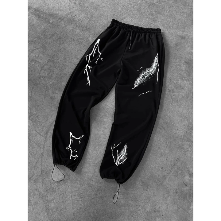 Lightning Unisex Eşofman Siyah