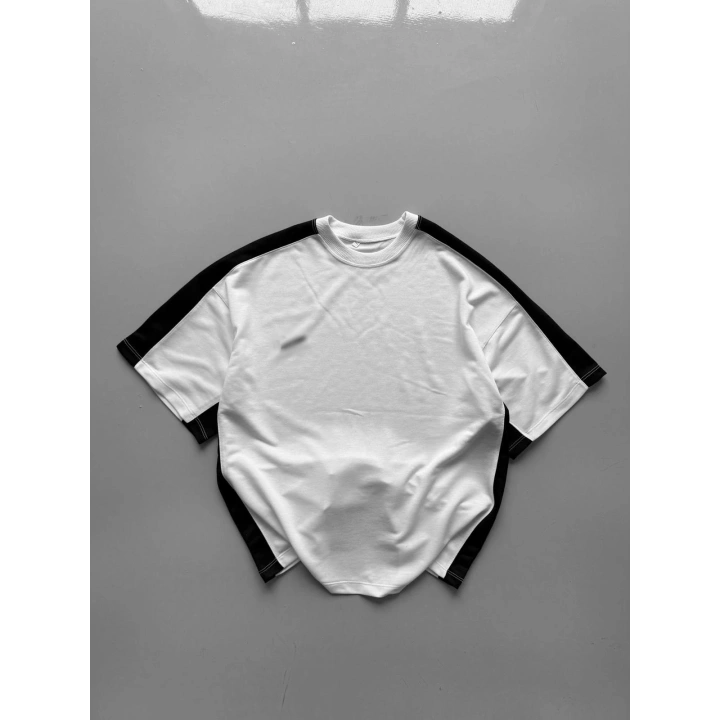 Logolu Basic Unisex Tshirt Beyaz