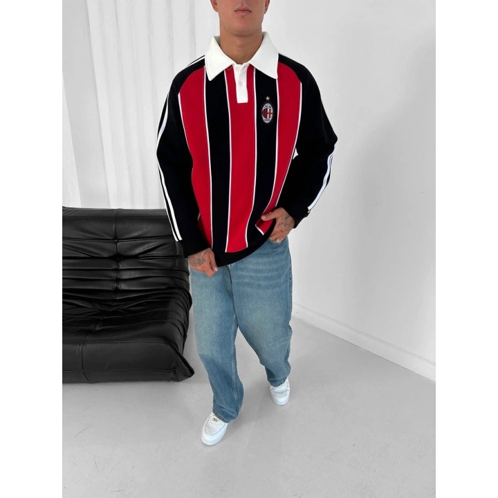 MLN Polo Yaka Unisex Sweatshirt