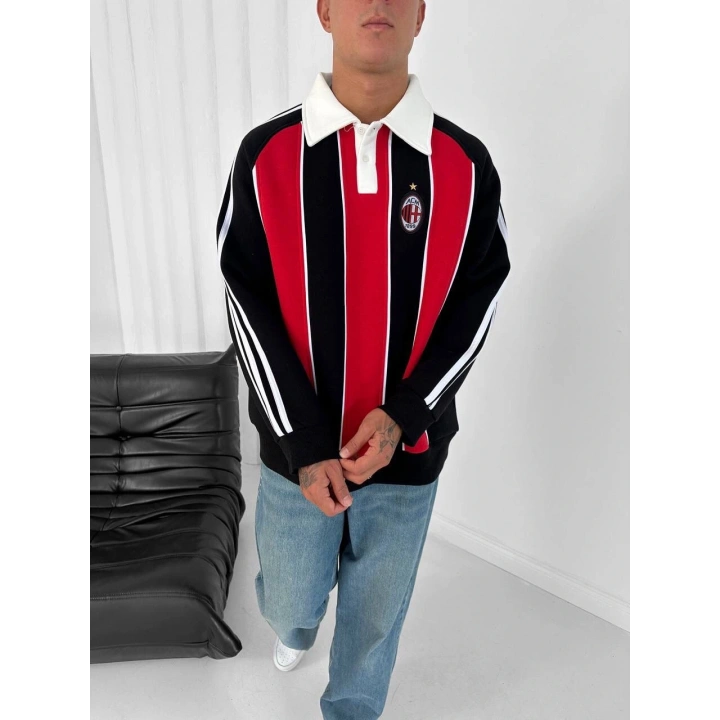 MLN Polo Yaka Unisex Sweatshirt