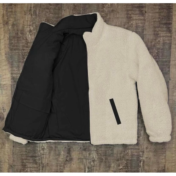 NF Çift Taraflı Unisex Mont Siyah