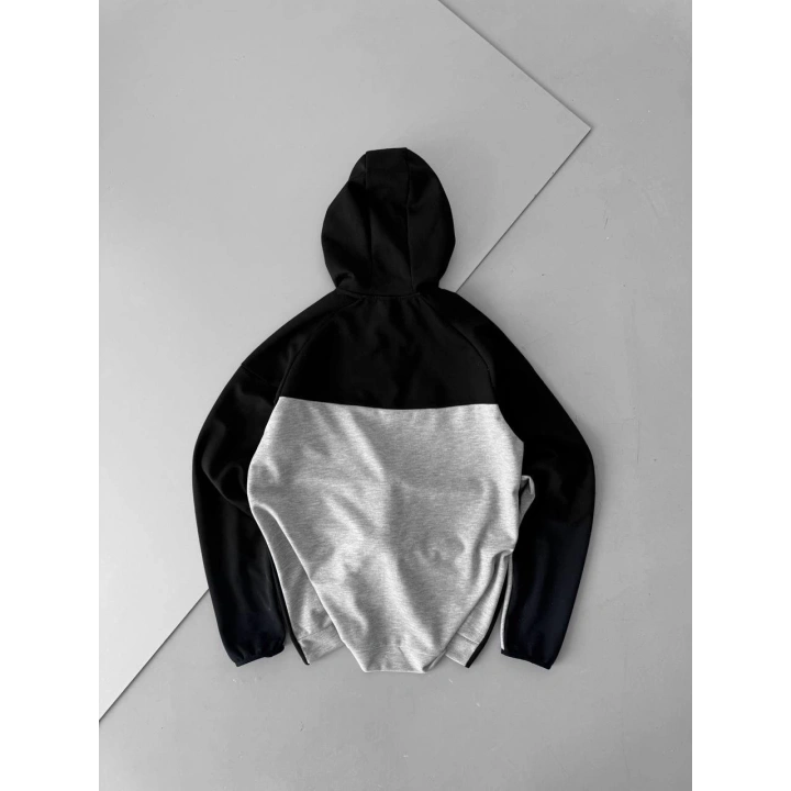 NK Tech Unisex Hırka Siyah/Gri