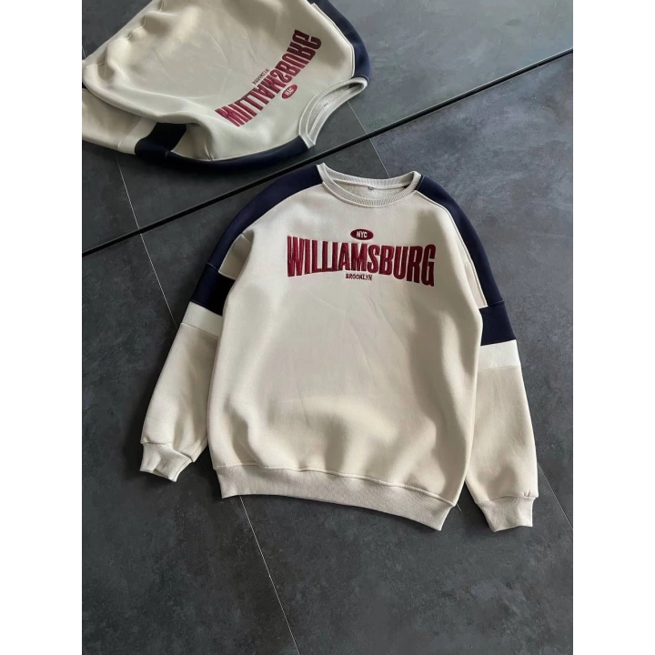 WILLIAM Unisex Şardonlu Sweatshirt