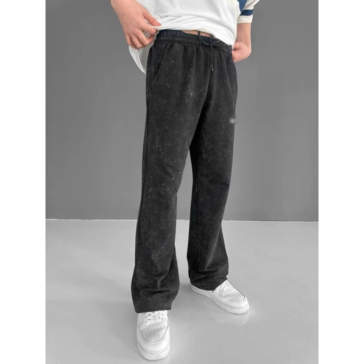 Yıkamalı Unisex Baggy Eşofman