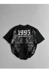 1995 Oversize Unisex T-Shirt Siyah