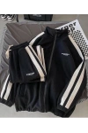 Blank Şardonlu Unisex Eşofman Takımı Siyah