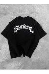 Grafty Unisex Oversize Tshirt Siyah