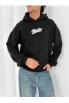 Kapüşonlu SWD Unisex Sweatshirt Siyah