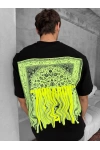 Monarch Unisex Oversize T-Shirt Siyah