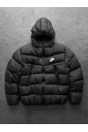 NK İçi Dolgulu Unisex Şişme Mont Siyah