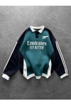 Polo Yaka Emirates Unisex Sweatshirt Yeşil