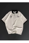 Travis Scott Polo Yaka Tshirt Beyaz