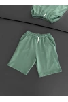 Unisex Basic Şort Yeşil