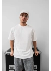 Basic Oversize Unisex Tshirt Beyaz
