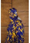 Baskılı Taraftar Maskeli Unisex Hırka Lacivert