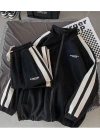 Blank Şardonlu Unisex Eşofman Takımı Siyah