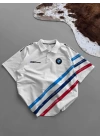 BMW Power Unisex Oversize Tshirt Beyaz